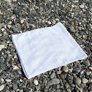 білий рушник для обличчя 35x75 см з бавовни