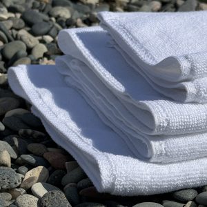 білий бавовняний рушник для обличчя 40x80 см